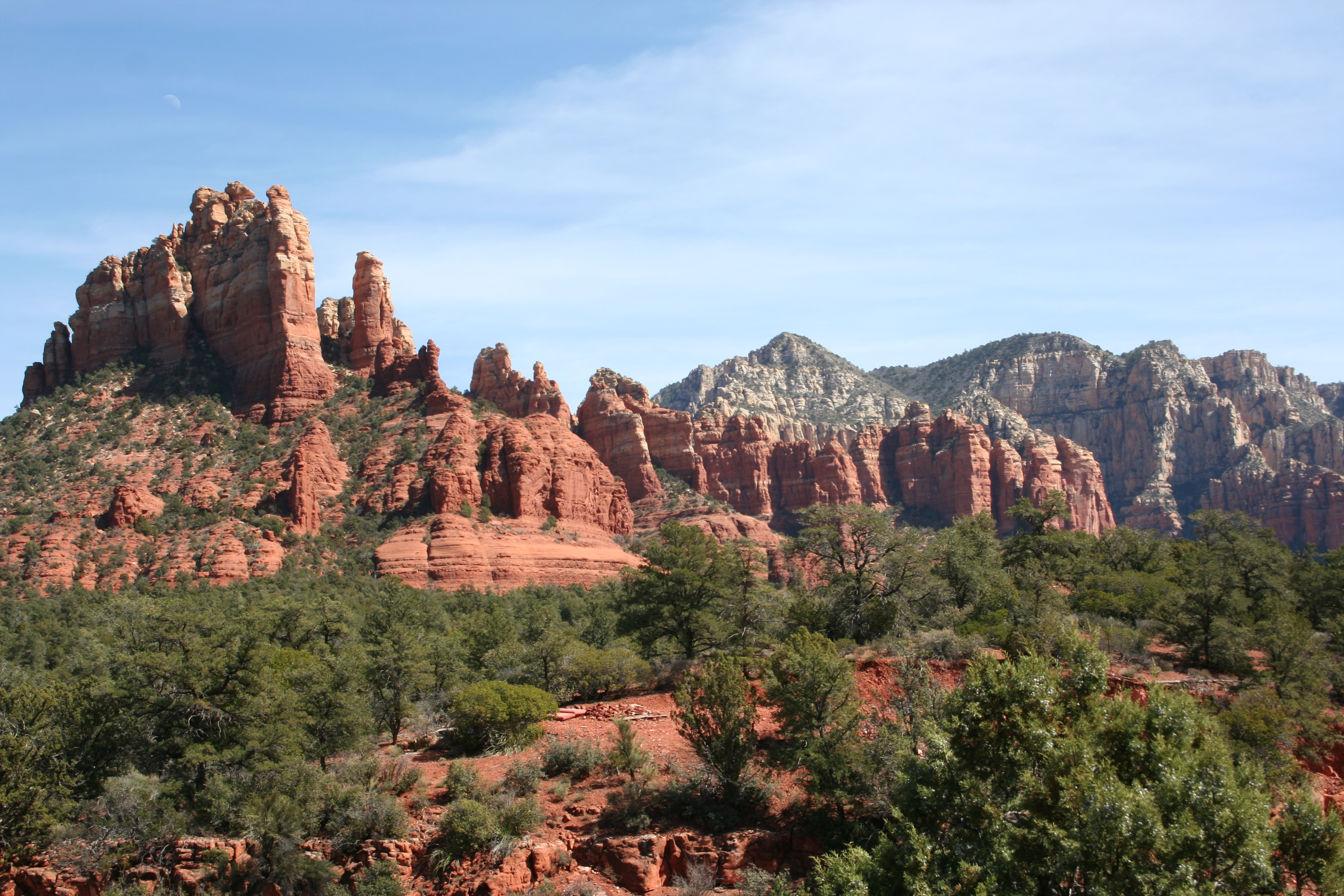 View of the red rocks in Sedona Arizona